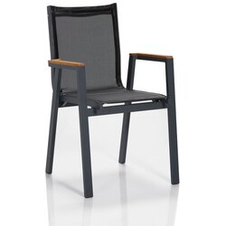 Hanah home Ottowa - Grey, Black (6 kosov) set vrtnih stolov, (21067322) Cene