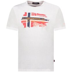 Geographical Norway Muška majica Jysuis db 254, Bela Cene