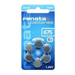Renata gumbne celice ZA 675 1.4 V 6 kos 660 mAh cink-zračni Hearing Aid PR44, (20430972) Cene