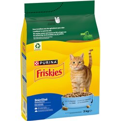 Purina Friskies Sterilized s lososom, tunjevinom i povrćem - 3 kg Cene