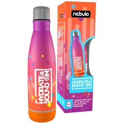 NEBULO Termo boca 460 ml s ugrađenim Bluetooth zvučnikom u ružičasto-narančastoj boji Cene