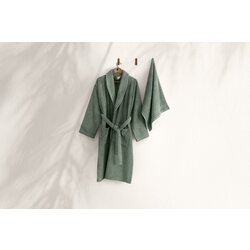L'essential Maison 1050A-071-2 green bathrobe set (2 pieces) Cene