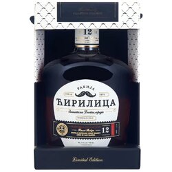 Ćirilica Rakija Šljivovica 12Y, 0.7l Cene