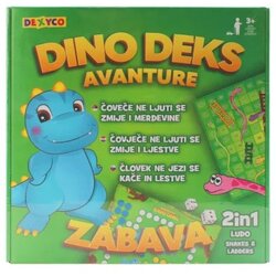 Prezent Plus Deki Co društvene igre Avanture s dinosaurima na palubi, Šarene Cene