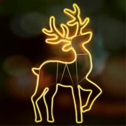 Dom Dekorativna razsvetljava, LED neonska figura, jelen - NEON 4 Cene