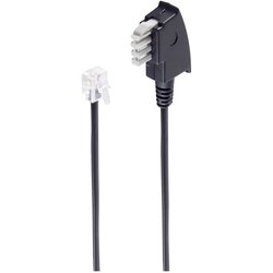 Shiverpeaks faks priključni kabel [1x moški konektor tae-n - 1x RJ11 vtič 6p2c] 10 m črna, (20411221) Cene