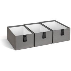 Bigso Sive kartonske kutije za pohranu u setu 3 kom 20,5x29,5x14,5 cm Aston Paper Laminate – Cene