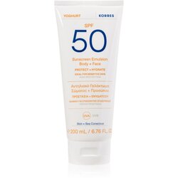Korres Yoghurt emulzija za sunčanje s hidratantnim učinkom SPF 50 200 ml Cijene