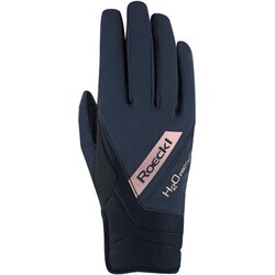 Roeckl Zimske jahalne rokavice WAREGEM, črne/bakrene - 9,5 Cene