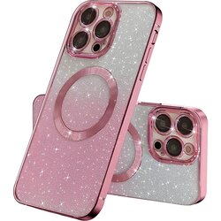 Electroplated magsafe maskica za iphone 14 pro roze Cene