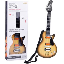  Električna gitara igračka za djecu melodije svjetlo + remen IN0169 JA Cijene