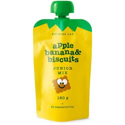 Nutrino Lab Junior jabolko, banana, piškot 180 g Cene