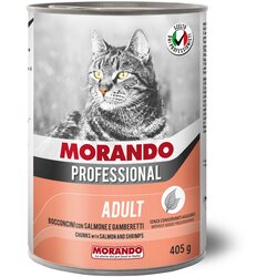 Morando Professional Cat Adult komadići kozice i losos 405 g konzerva Cene