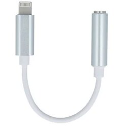 Setty adapter Lightning - audio jack 3,5mm white Cene