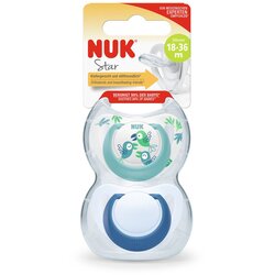 Nuk tolažilna duda - silikon Star 18-36m, 2/1 Cene