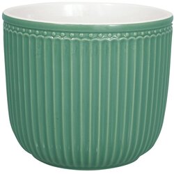 Green Gate Zelen keramičen cvetlični lonček Alice, ø 14 cm Cene