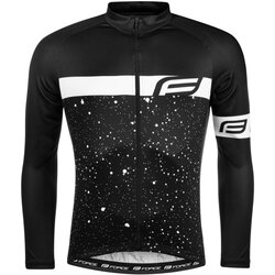 FORCE TEXTIL Prolećni dres FORCE SPRAY dugi rukav, crna-bela S Cene