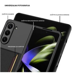 Ms Mobile ELEGANT CARD Futrola za Samsung F946B Galaxy Z Fold 5 5G zelena (GKK case) Cene