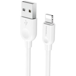 Comicell usb data kabl superior CO-BX14 2.4A lightning 1m/ bela Cene