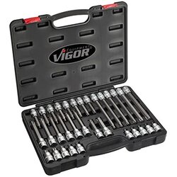 Vigor set šestougaonih Torx 1/2" u koferu 32 kom VI-V1917 Cene