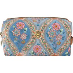 Pip Studio Kozmetična torbica Coco Ornamento, srednje velika - modra Cene