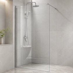 Hydra Hydrofit Tuš stena 80/200cm 8mm chrome Cene