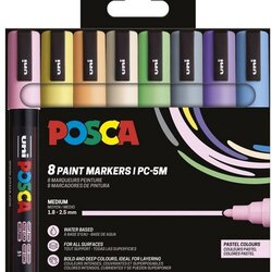 POSCA marker pc-5m pastelne boje 8/1 plastic free pakiranje 75434 Cene