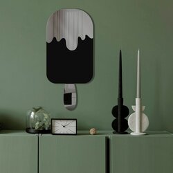 Wallity Ogledalo Ozgl518, 27x60 cm, Sivo Cijene