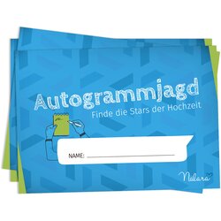 Spielehelden Lov na autogram 10 pitanja o svojstvima 50 kom. DIN A5 razigrani print Cene