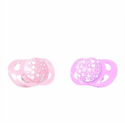 Twistshake 2 x varalice 0-6M pastel pink purple Cene