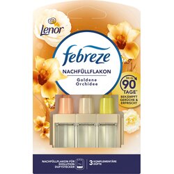 Febreze 3Volution dišavni vtič – nadomestna steklenička "Lenor" - zlata orhideja Cene