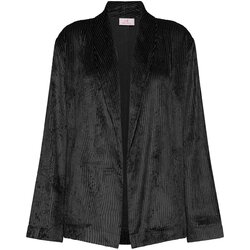 Deha Jakne Viscose Velvet Blazer Črna Cene
