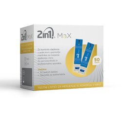 2in1 MaX glukoza testni lističi a25x2 Cene