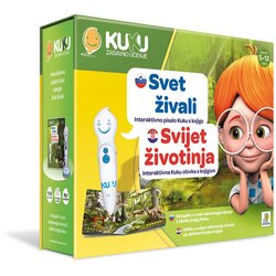 Kuku interaktivno pisalo s knjigo svet Živali Cene