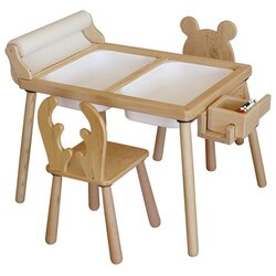 Hanah home Dječiji sto i 2 stolice, Bijela Cijene