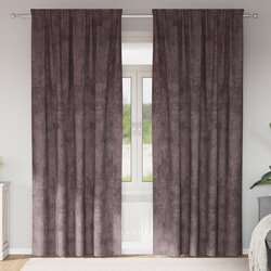vidaXL Baršunaste zavjese 2 komada smeđe 260x140 cm Cijene