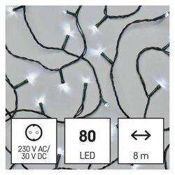 Emos LED spoljni lanac 80xLED/13m IP44 hladne bele boje Cene