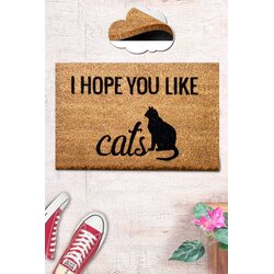 Coco you like cats multicolor doormat Cene