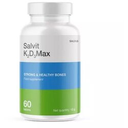Salvit D3+K2 max, 60 tableta – podrška zdravlju kostiju Cene