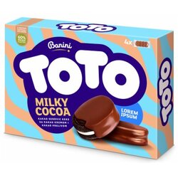 Banini toto keks sendvič mleko 195G Cene