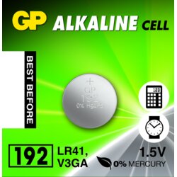 Gp Baterija gumbna alkalna LR41 192F 10 blister B3192G Cene