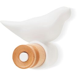loomi.design bijela zidna kuka bird Cene