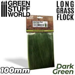 Green Stuff World Long Grass Flock 100mm Dark Green | Duga trava 100mm tamno zelena Cene