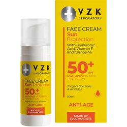 VZK krema za zaštitu kože lica od sunca i protiv starenja SPF50+, 50ml Cene