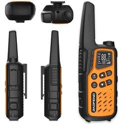 BAOFENG Walkie-Talkie BF-T25E Orange, 2 pieces Cene