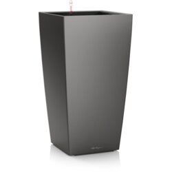 LECHUZA Cvetlični lonec Cubico Premium 30 - Antracit kovinski Cene