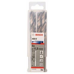 Bosch burgija za metal HSS-G, DIN 338 11,5 x 94 x 142 mm, 1 komad ( 2608595080. ) Cene