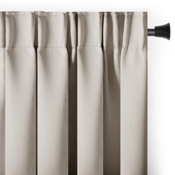 Restilo Bež zatamnjujuća/termo izolacijska zavjesa 140x245 cm Pleat – Cijene