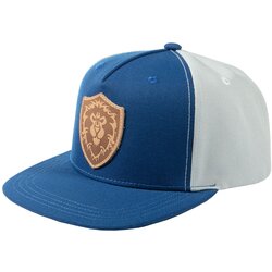 Jinx world of warcraft alliance leather emblem snapback hat Cene
