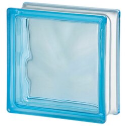 SEVES Staklena opeka 190x190x80mm azur plava val Cene